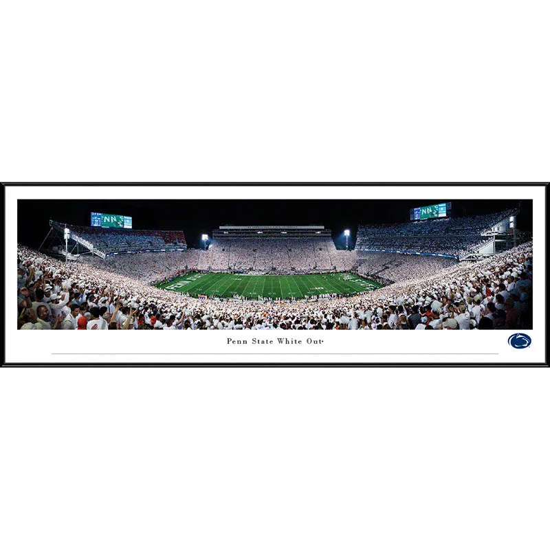 2021 Beaver Stadium White Out in Standard Frame