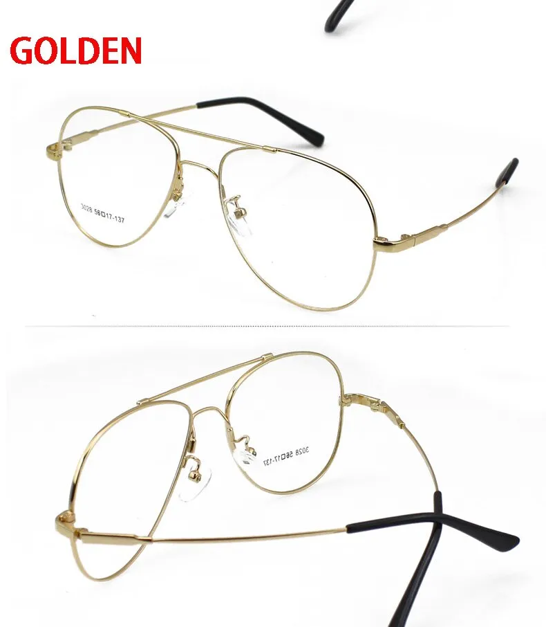 Aissuarvey Unisex Eyeglasses Round Alloy Double Bridge Full Rim Big As3028