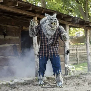 Animated Hulking Werewolf