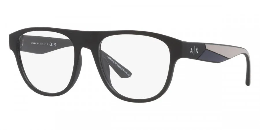 Armani Exchange Men's 54mm Matte Black Opticals AX3095U-8078-54