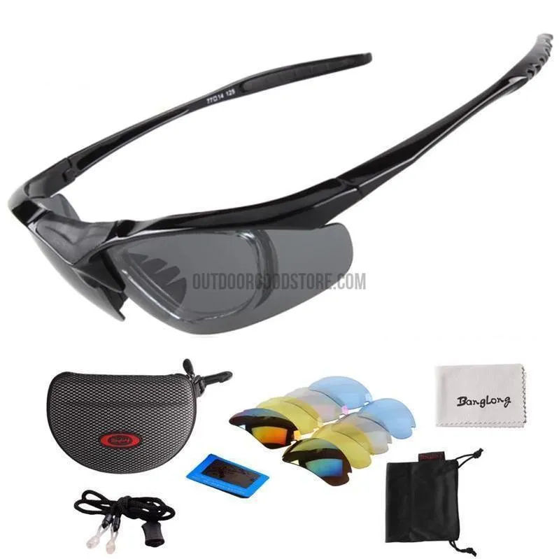 BL Polarized UV400 Outdoor Sunglasses (5 Lenses)