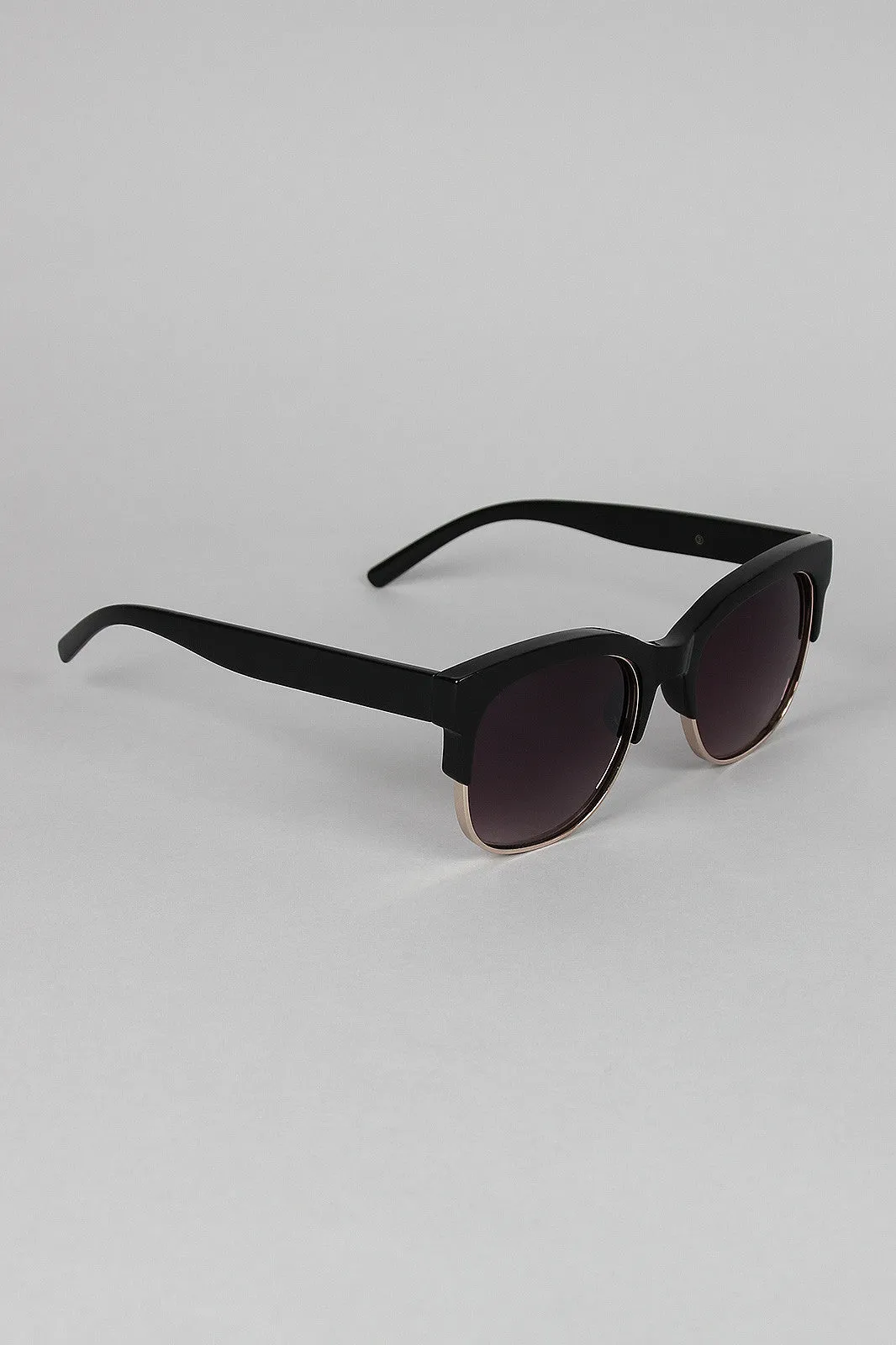 Boxy Clubmaster Sunglasses