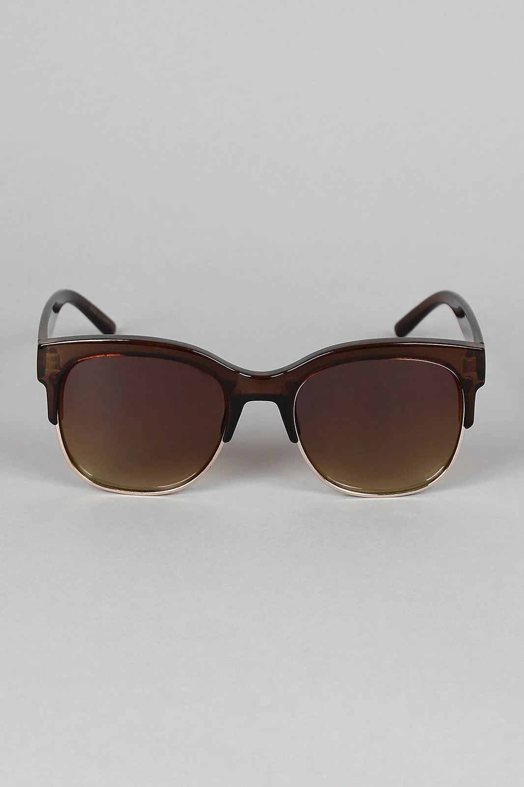 Boxy Clubmaster Sunglasses