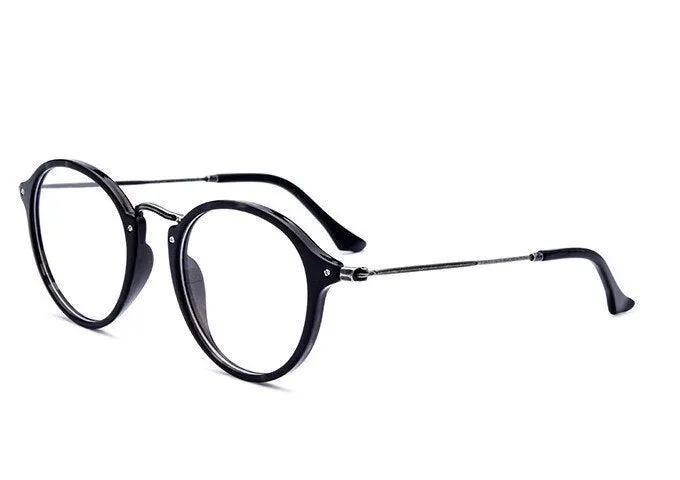 Brightzone Unisex Full Rim Eyeglasses Round Acetate 0446