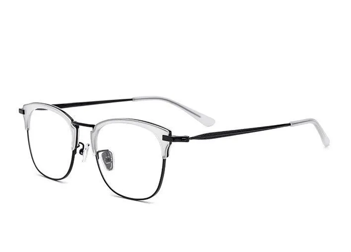 Brightzone Women's Full Rim Cat Eye Acetate Alloy Eyeglasses M802