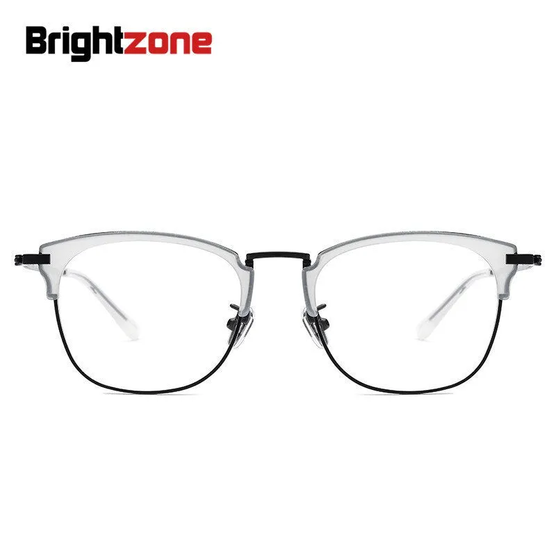 Brightzone Women's Full Rim Cat Eye Acetate Alloy Eyeglasses M802