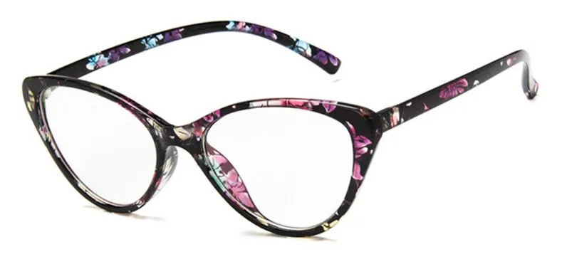 Brightzone Women's Full Rim Cat Eye Acetate Eyeglasses C885