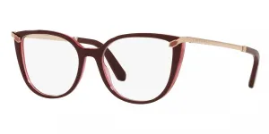 Bulgari Women's 51 mm Bordeaux On Transparent Opticals BV4196-5469-51