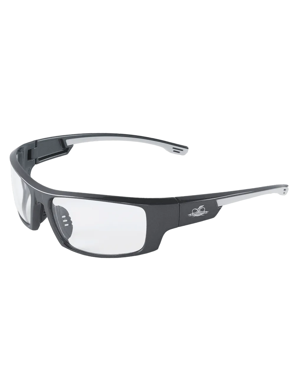 Bullhead Safety Eyewear Dorado BH991AF Pearl Gray Frame Clear Anti-Fog Safety Glasses