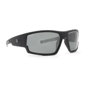 Calcutta Androis II Matte Black Frame - Silver Mirror Lens - Polarized Sunglasses