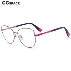 CCspace Unisex Full Rim Square Cat Eye Alloy Frame Eyeglasse 54262