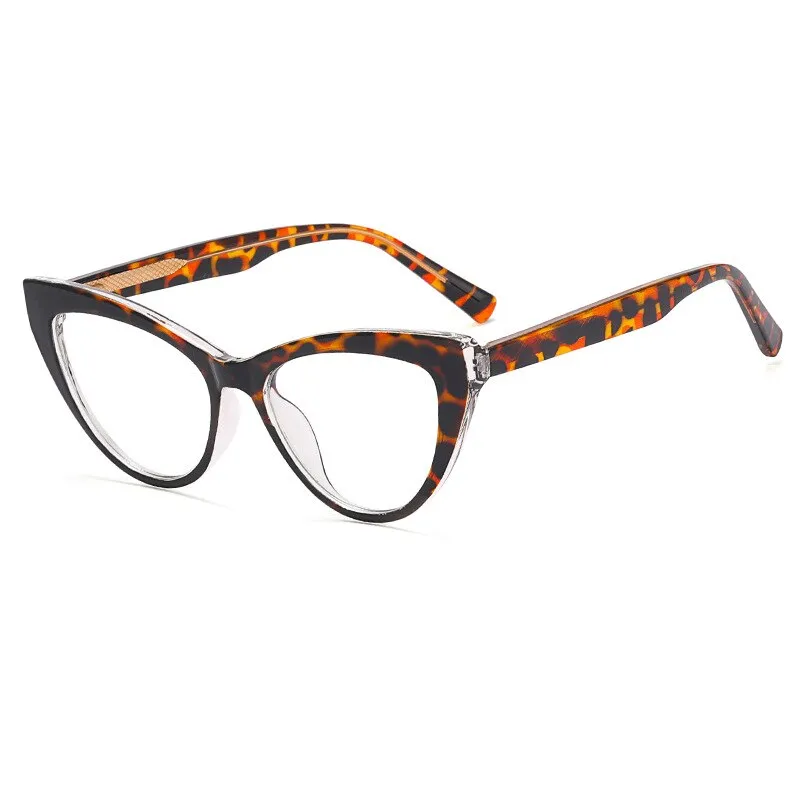 CCspace Women's Full Rim Cat Eye Tr 90 Titanium Eyeglasses 55288