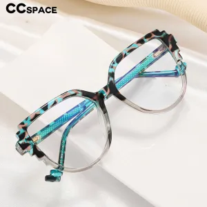 CCspace Women's Full Rim Square Cat Eye Tr 90 Titanium Eyeglasses 55323