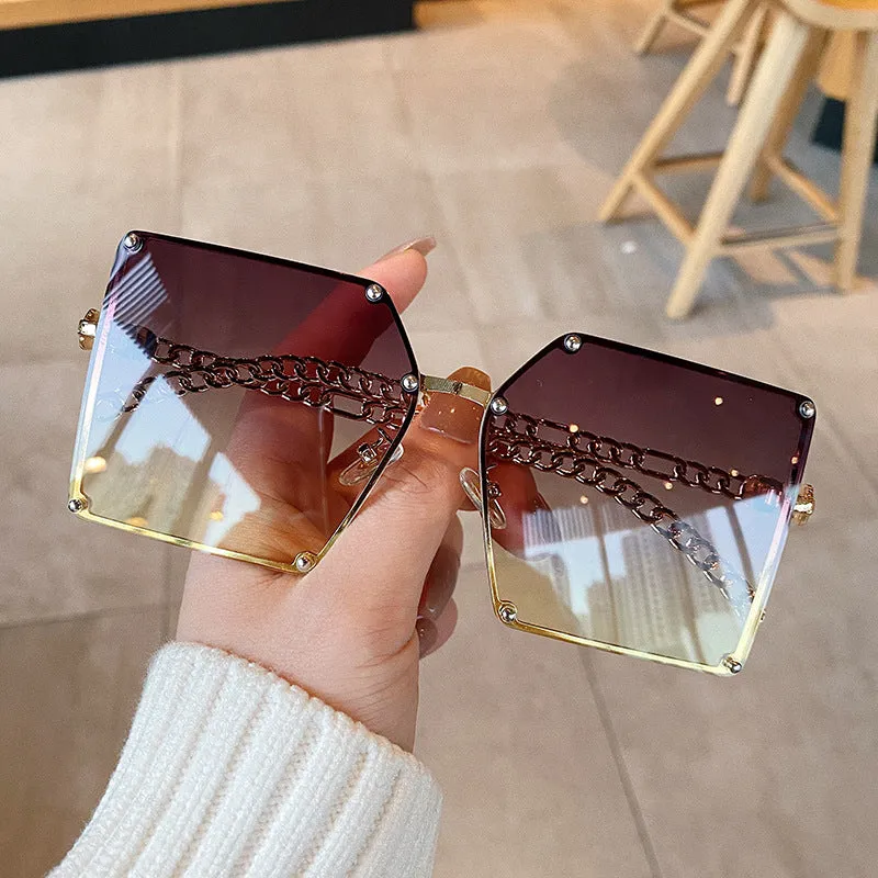 CHAIN Gradient Sunglasses