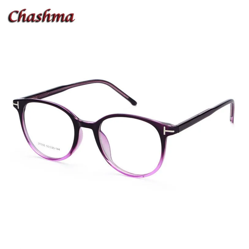 Chashma Ochki Men's Full Rim Round Titanium Acetate Eyeglasses 21005