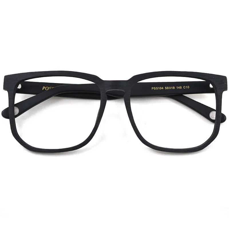 Cubojue Unisex Oversized Square Acetate Eyeglasses PS5104