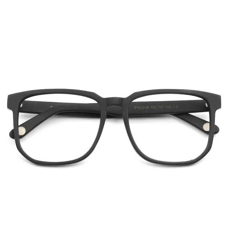 Cubojue Unisex Oversized Square Acetate Eyeglasses PS5104