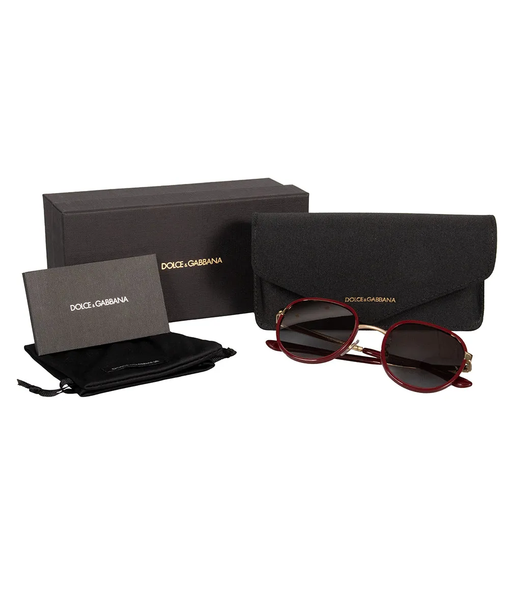 Dolce and Gabbana DG2227J 1318/8G 52 Round Sunglasses