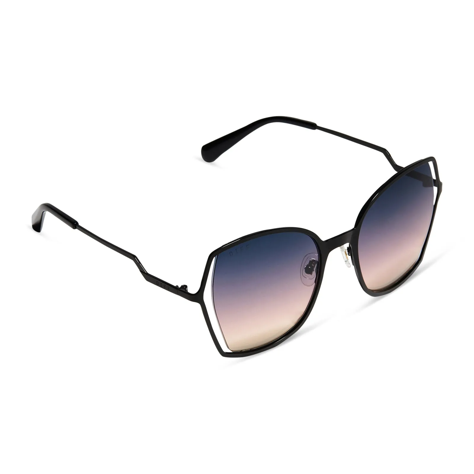 DONNA III - MATTE BLACK   TWILIGHT GRADIENT SUNGLASSES