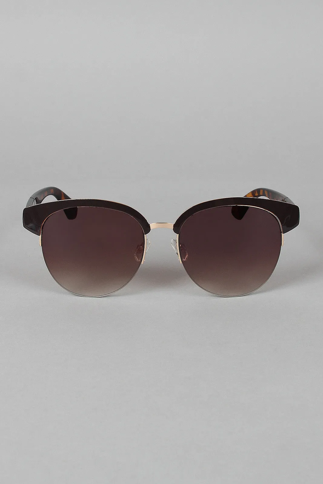 Enamel Clubmaster Sunglasses