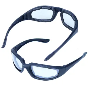 Foam Filled Clear Lens Glasses for Motorsports #SG8983BFC