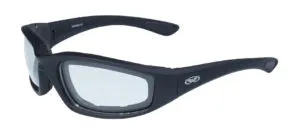 Global Vision Kickback Foam Padded Clear Lens Sunglasses