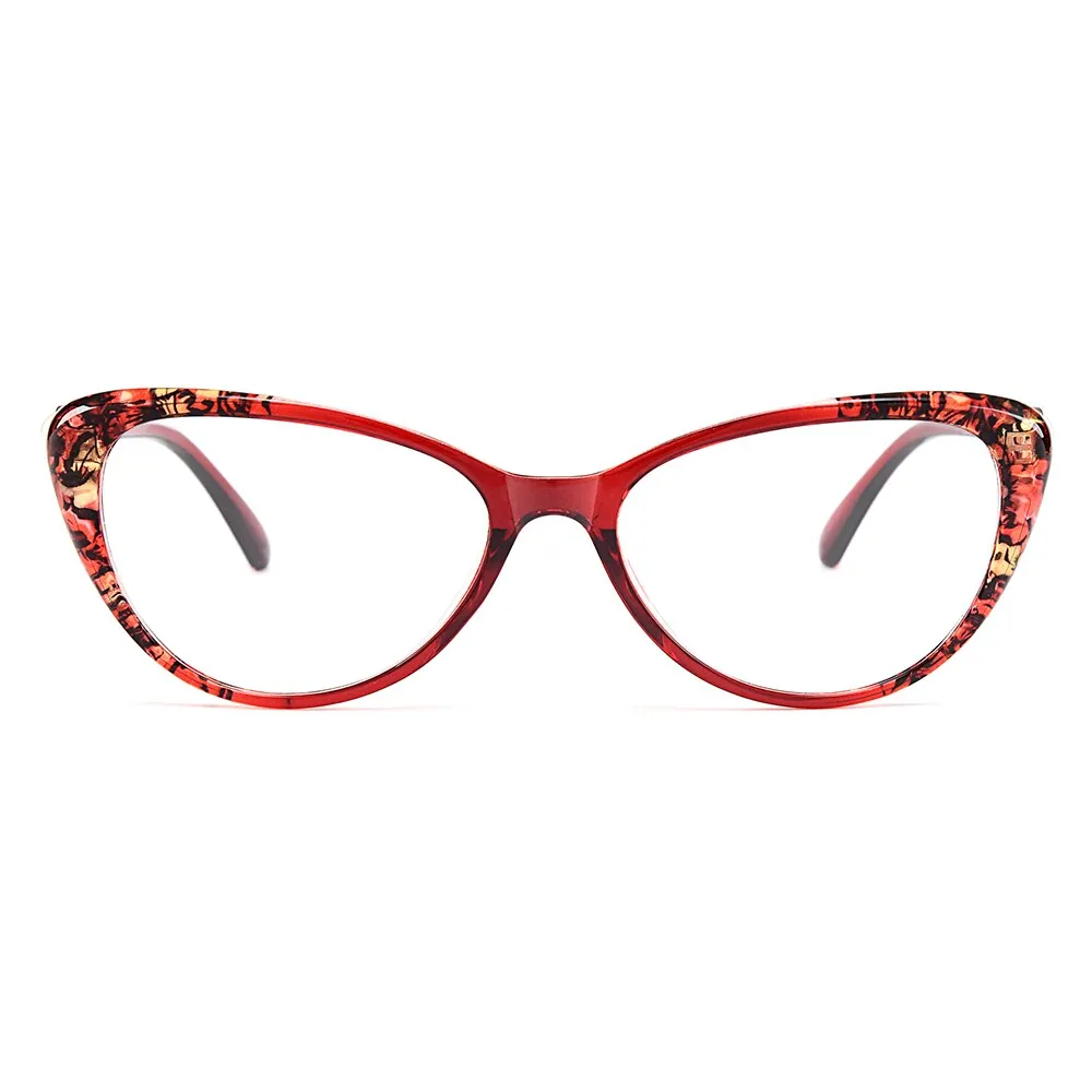 Gmei Women's Eyeglasses Ultralight TrR90 Cat Eye Spectacles M1711