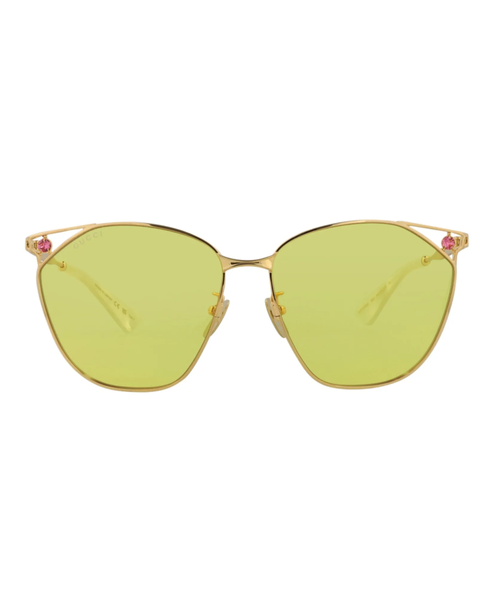 Gucci Cat Eye-Frame Metal Sunglasses