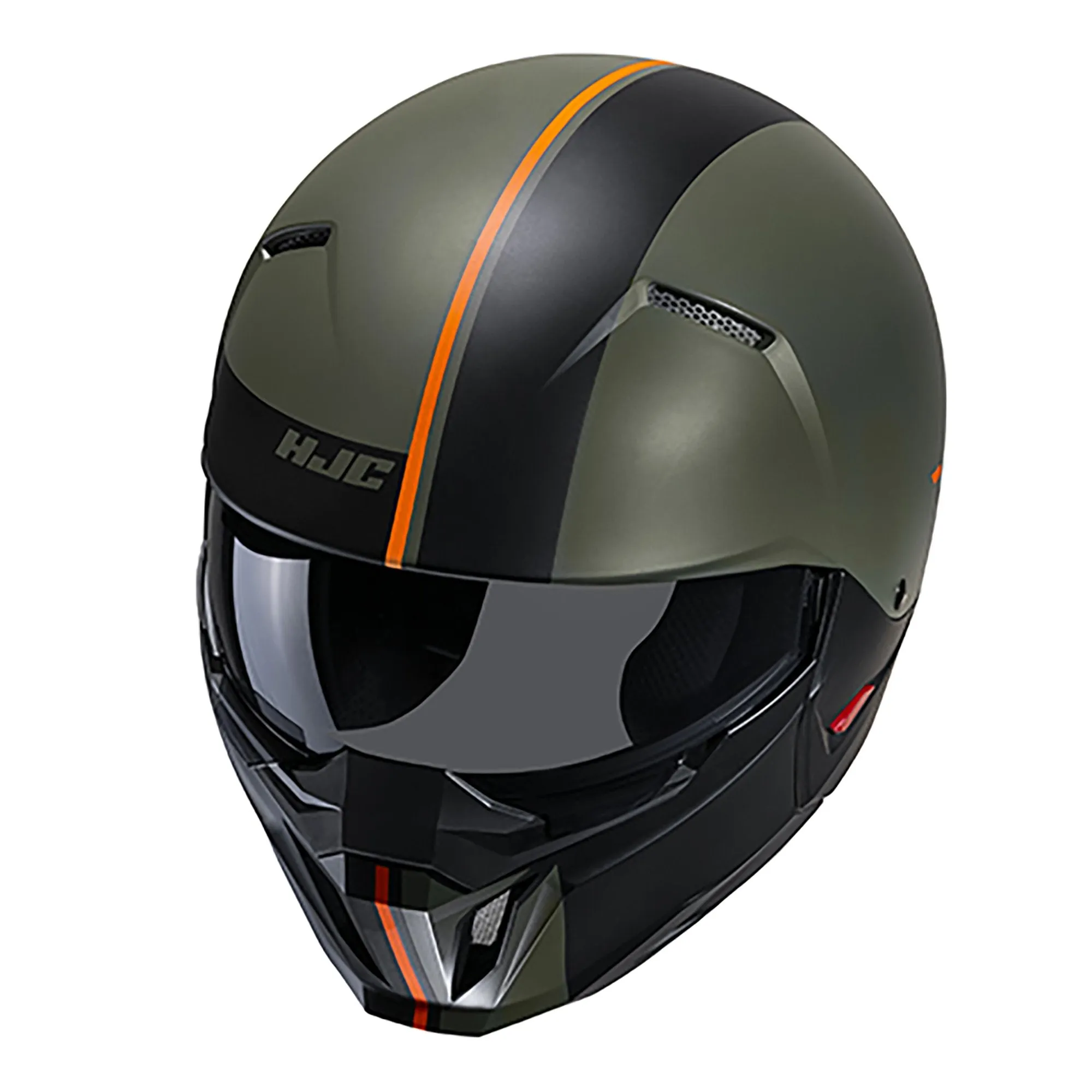 HJC I20 Batol MC4SF Green Open Face Motorbike Helmet