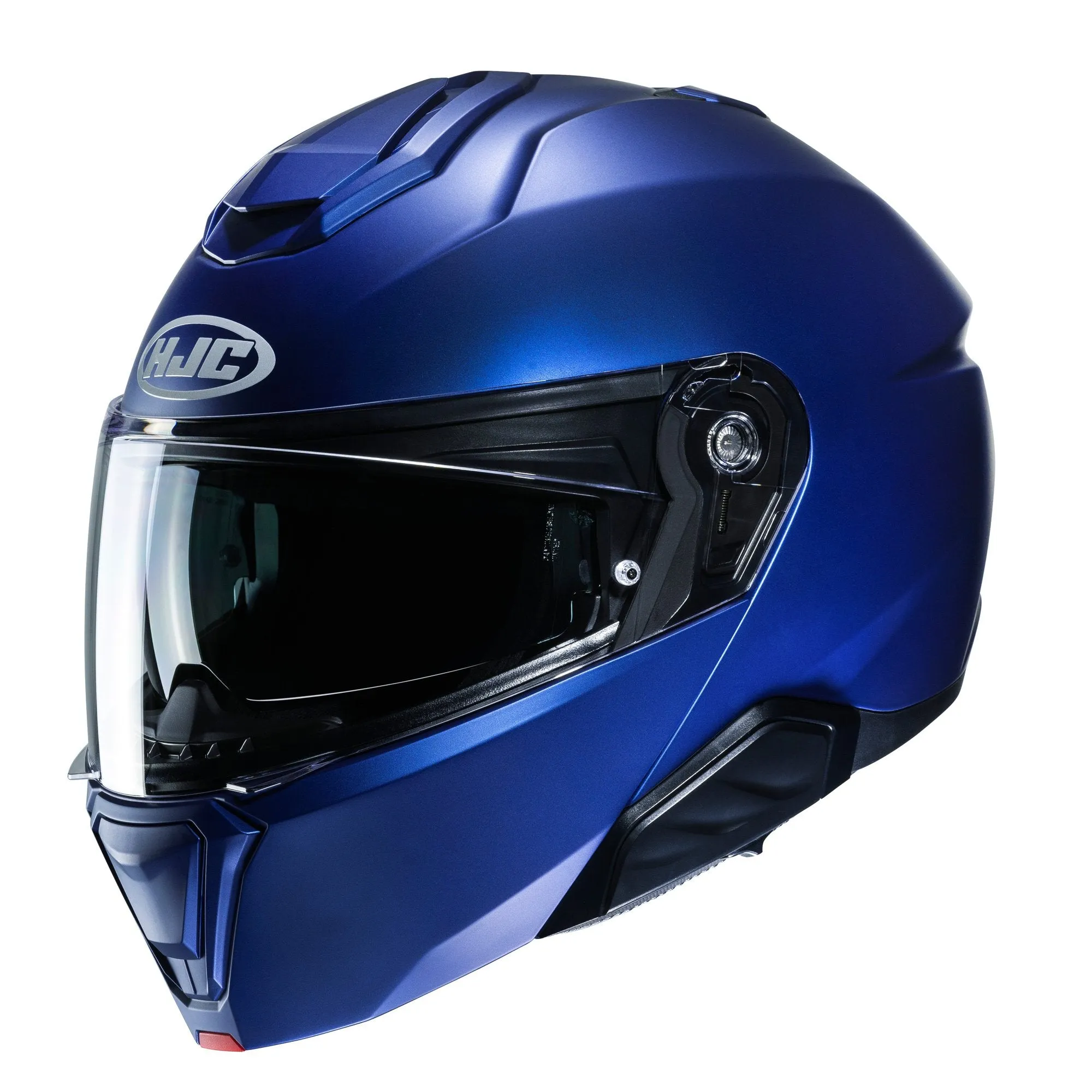 HJC I91 Metallic Blue Modular Motorbike Helmet