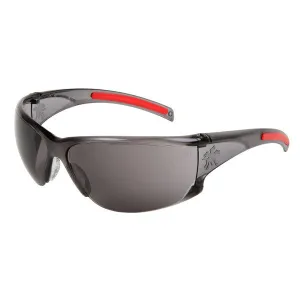 HK112AF MCR Safety HK1 Series Safety Glasses, Gray Lens