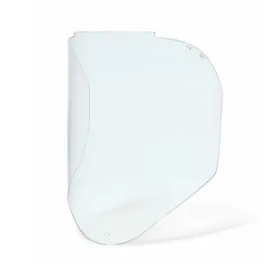 Honeywell Uvex S8555 Bionic Clear Hard Coated Polycarbonate Faceshield, Anti-Fog, One Size, Case of 10