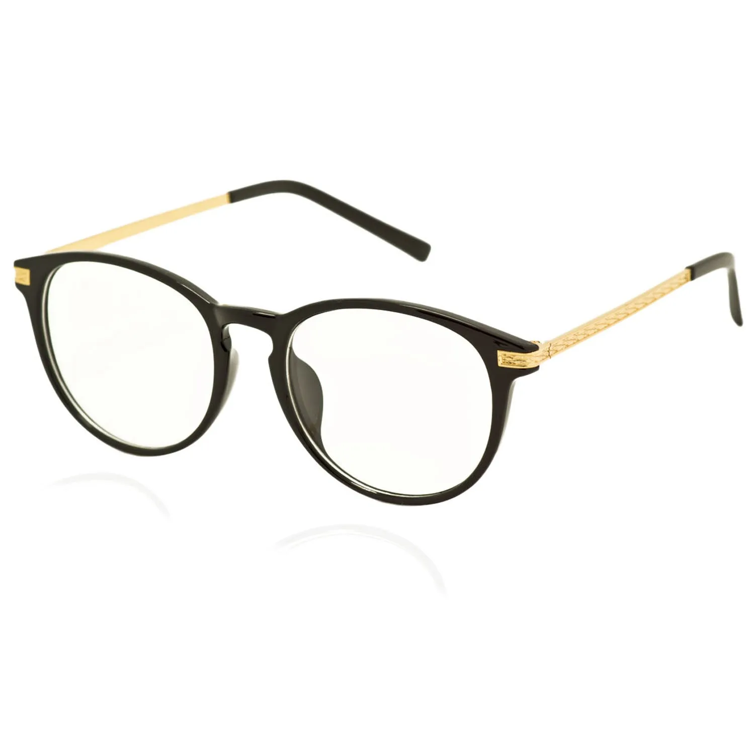 iB-iP Women's Pinto Clear Lens Eyeglasses Retro Style Classical Fashion Eyewear