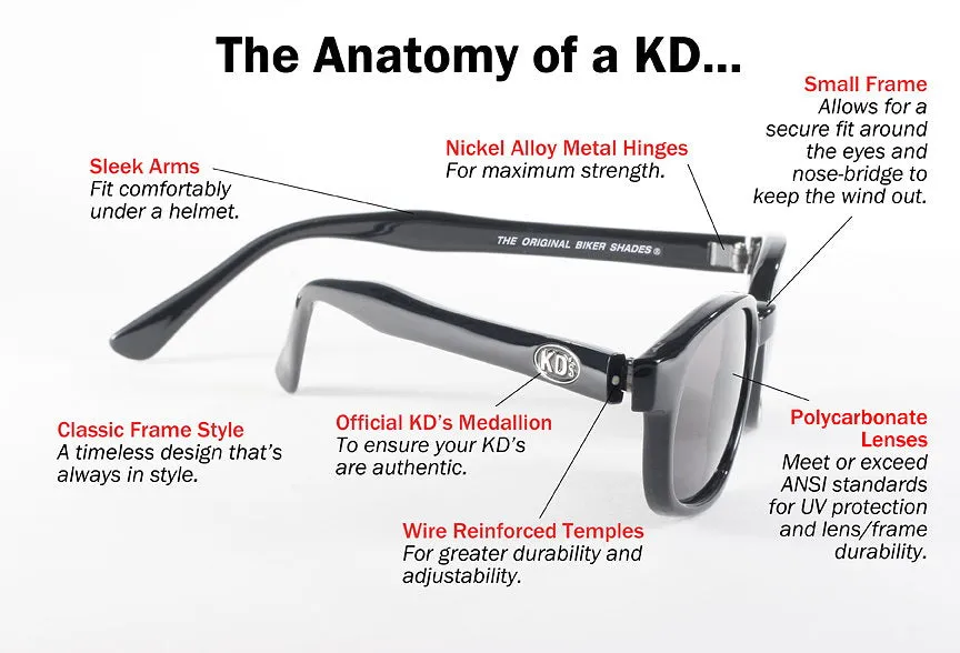 KD Sunglasses-Clear