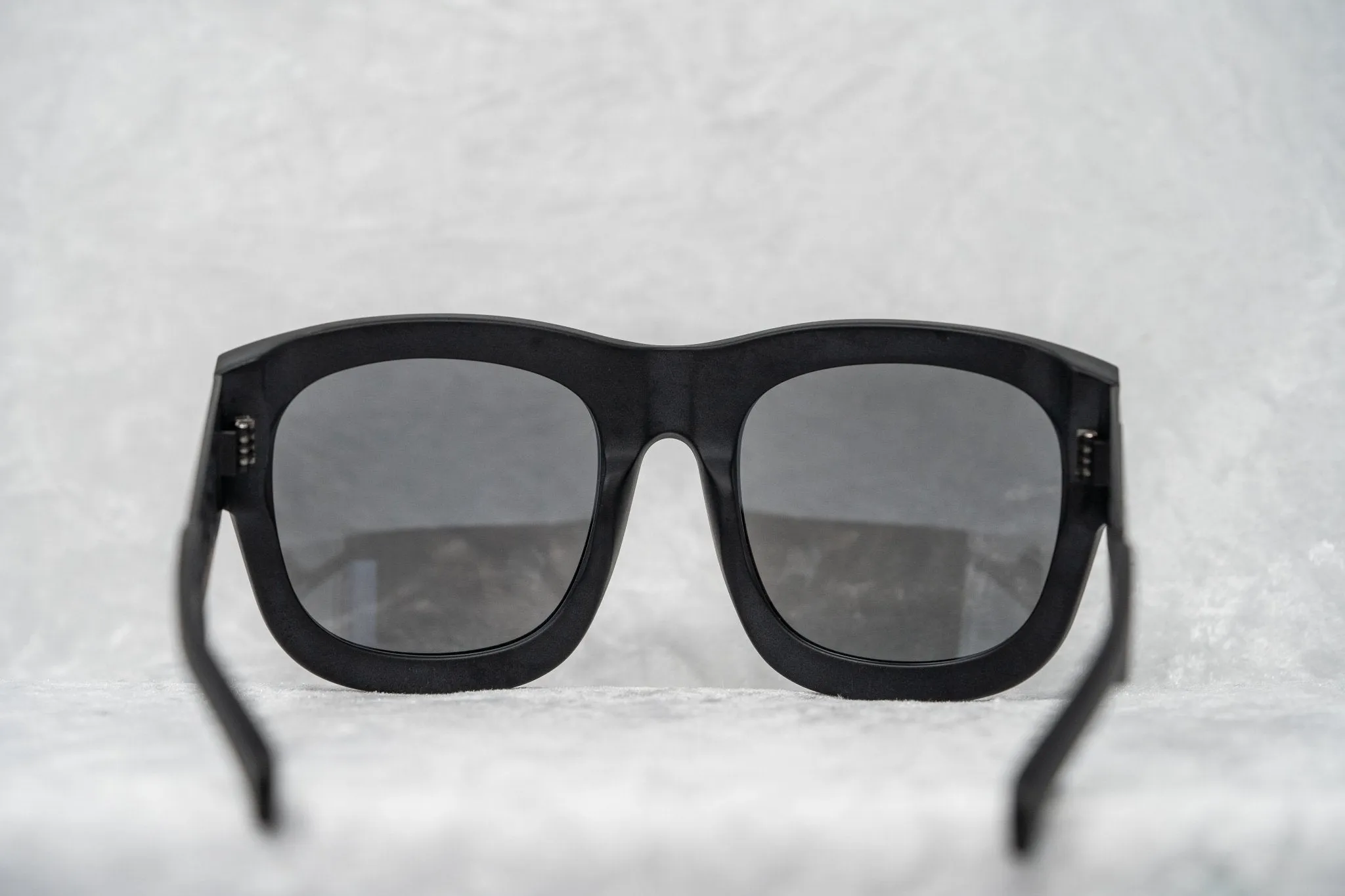 Kokon To Zai Sunglasses Oversized Matte Black and Silver