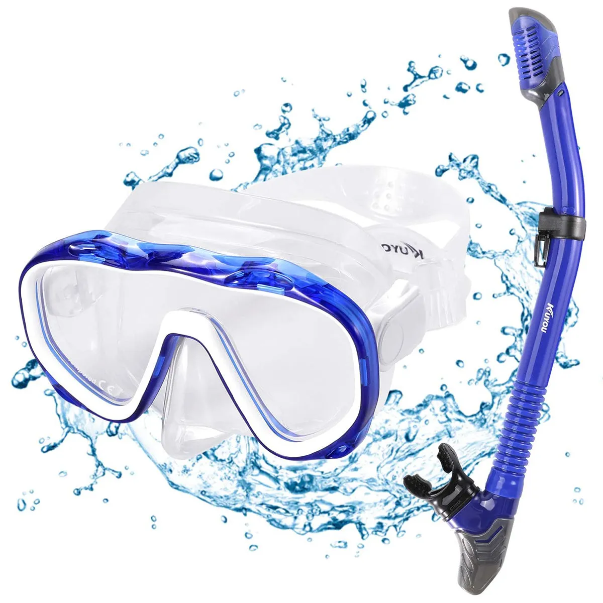 KUYOU Adult Snorkel Set