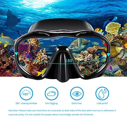 KUYOU Adult Snorkel Set