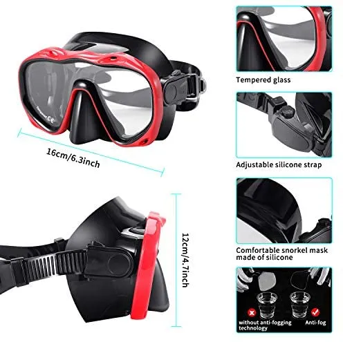 KUYOU Adult Snorkel Set