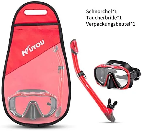 KUYOU Adult Snorkel Set