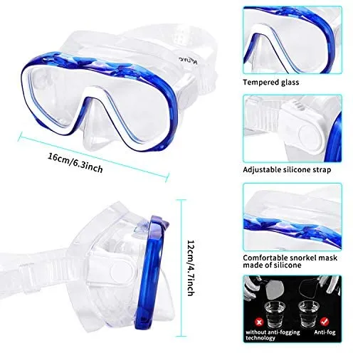 KUYOU Adult Snorkel Set