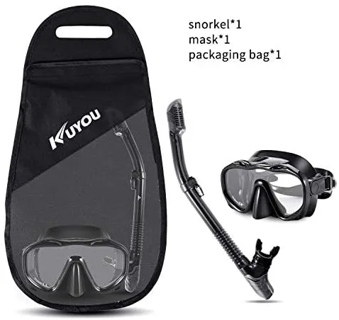 KUYOU Adult Snorkel Set