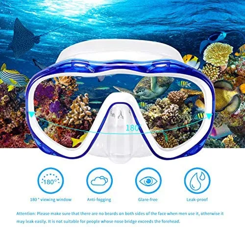 KUYOU Adult Snorkel Set