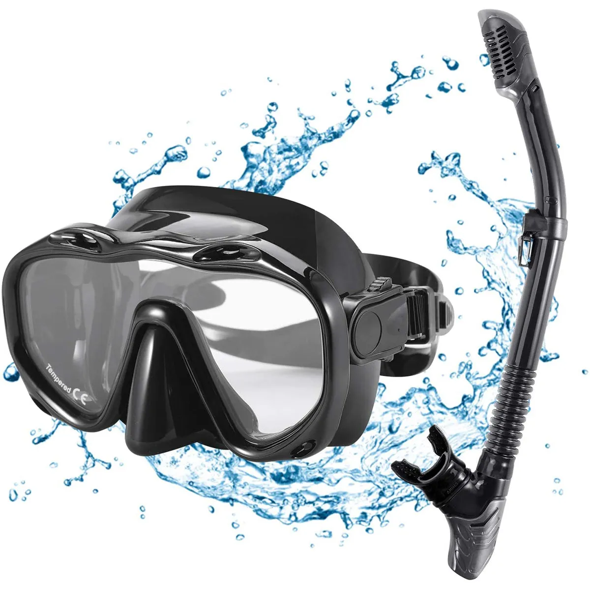 KUYOU Adult Snorkel Set