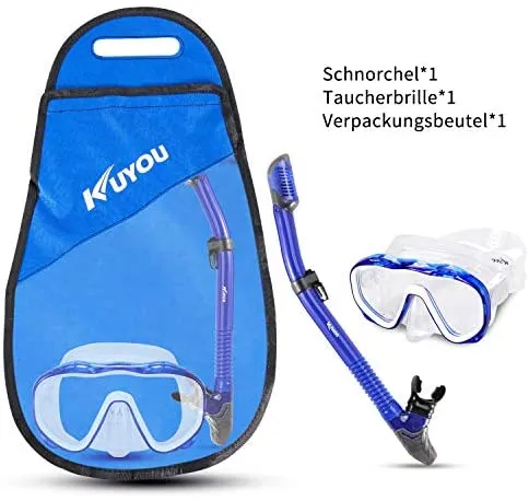 KUYOU Adult Snorkel Set