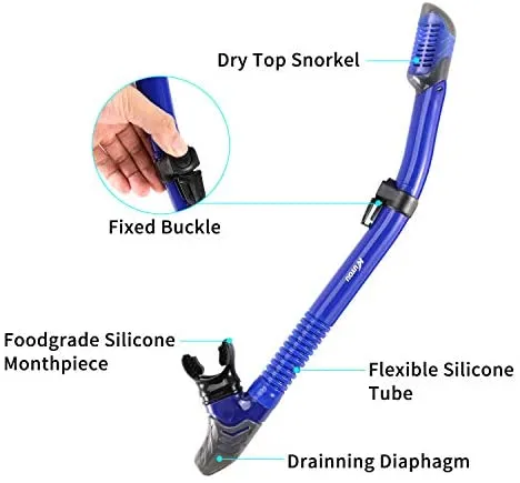 KUYOU Adult Snorkel Set