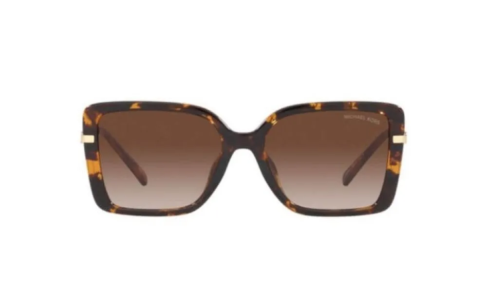 Michael Kors Castellina Non-Polarized Sunglasses - Dark Tortoise/Brown Gradient