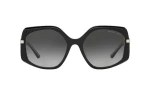 Michael Kors Cheyenne Non-Polarized Sunglasses - Black/Clear Laminate/Dark Gray Gradient