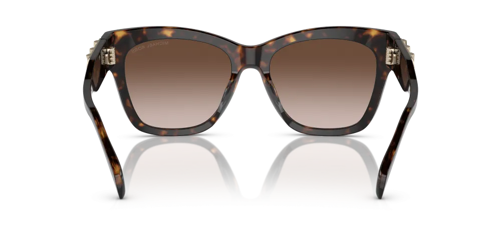 Michael Kors Empire Square Non-Polarized Sunglasses - Dark Tortoise/Brown Gradient