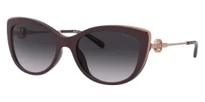 Michael Kors Women's MK2127U-33448G-55 Fashion 55mm Cordovan Sunglasses