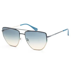 Michael Kors Women's Paros MK1126-13344M 60mm Pool Blue Gold Gradient Sunglasses